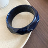 Navy Faceted