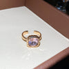 Gold Pink Square