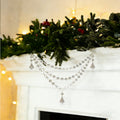 Clear Acrylic Crystal Bead Christmas Garland Swag Decor view 7