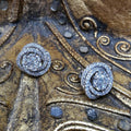 Sculpted Rose Clear Stone Pave Stud Earrings In Silver Tone view 2