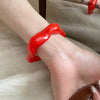 Orange Red Marble