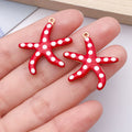 Enamel Stainless Steel Starfish Charm Pendant for DIY Earrings Necklace Jewelry Making