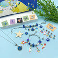 Blue DIY Bracelet Kit Metal Beads with 12 Listed Options view 3