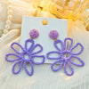 Purple Yarn Daisies