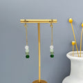 Sixty-Five Chinese Style Bead and Disc Long Earrings view 4