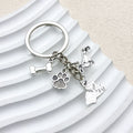 Dog Charm Keychains Featuring Dog Across 15 Pictured Variations view 3