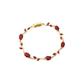 Gold Silver Vine Leaf Crystal Bracelet Six Color Styles view 5