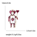 Playing Card Soldier Brooch in Four Enamel Uniform Colors view 9