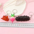 Realistic Radish, Roast Chicken and Sea Cucumber Split Ring Keychains view 5