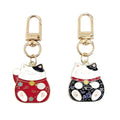 Gold Tone Maneki-Neko Enamel Keychains Lobster Clasp Three Styles view 5