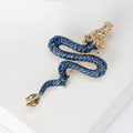 Coiling Chinese Dragon Brooch in Four Enamel Colors view 4