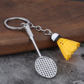 Badminton Racket and Shuttlecock Keychain in Six Colors view 7