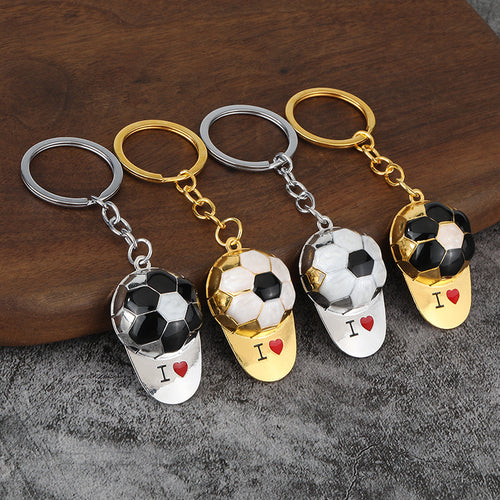 2026 Football Trophy Soccer Zinc Alloy Keychain Souvenir Gift