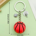 Soccer, Basketball and Volleyball Charm Keychains in 36 Pictured Variations view 2
