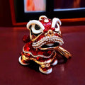 Chinese Lion Dance and Mixed Fortune Character Keychains view 2