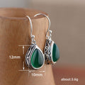 Opalescent Teardrop Earrings In Five Bright Color Options view 4