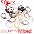 Leverback Earring Clasps in Assorted Metal Finishes view 9