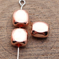 Smooth Square Flat Spacer Bead in Two Polished Finishes view 4