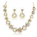 Black Silver Tone Pearl Orbit Pearl Look Metal Necklace view 5
