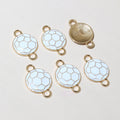 Enamel Soccer Ball Double-Loop Charms in Ten Color Options view 11