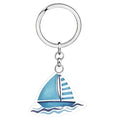 Acrylic Nautical Keychain Six Styles Ship Wheel Anchor view 11