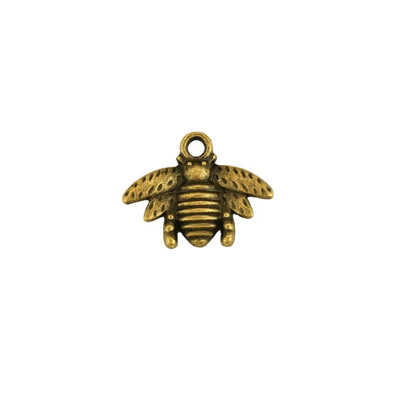 21x16mm Vintage Alloy Bee Charm Pendant