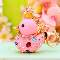 Mixed Enamel and Pearl Duck Keychains in Thirty One Color and Loop Options view 12