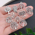 Antique Silver Leaf Metal Beads with 25 Listed Options view 3