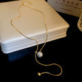 Pearl Cross Lariat and Mixed Chain Necklace Five Styles view 8