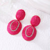 Rose Red Ovals