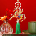 Multicolor Pegasus Keychains with Six Color Tassel Options view 10