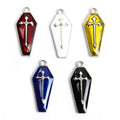 Enamel-Look Cross Alloy Charms in 10 Styles for Jewelry Crafts view 3