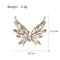 Gold Tone Silver Tone Dragonfly Five Designs Metal Brooch Pin view 2
