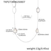 TXP273 WhiteSilverDrop