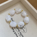 Irregular Acrylic Oval Bead Stretch Bracelets 8 Colors view 10