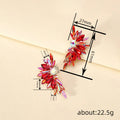 Crystal Marquise Wing Statement Stud Earrings Polished Statement Fashion Jewelry view 4