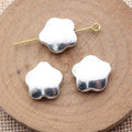 Smooth Flower Shaped Small Hole Bead for Jewelry Making view 2