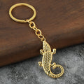 Creative Metal Crocodile Keychain Zinc Alloy Gift Pendant