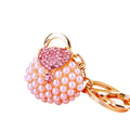 Pearl Mini Handbag Keychains with Cord Sets and Loose Heart Loop Options view 5