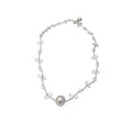 Clear Crystal Bead Necklaces Silver Bracelet Studs view 5