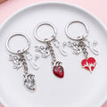 Stethoscope, Syringe and Nurse Cap Charm Keychains in 16 Pictured Variations view 3