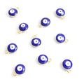 Round Evil Eye Enamel Charms in Nine Colors and Two Tones view 7