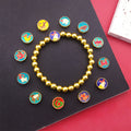Red Spacer Bead Metal Beads with 4 Listed Options for DIY Jewelry Making view 4