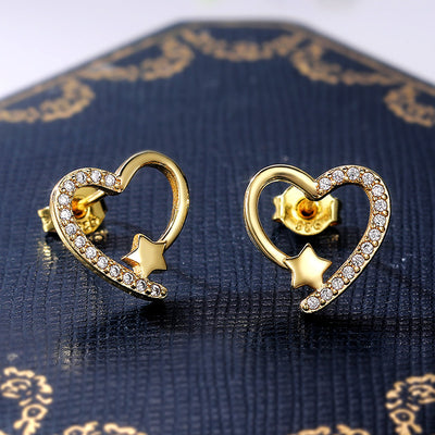 Product view 1 showing open heart outlines with cat silhouettes