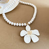 White Flower Necklace