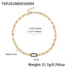 Gold Green Necklace
