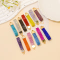Rhinestone Leather Cord Strap Charm DIY Finding 13 Colors view 2