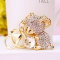 Gem Holding Sheep Keychains With Six Pictured Color and Strap Options view 6