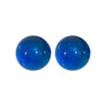 Transparent Colorful Round Resin Ball Stud Earrings view 5