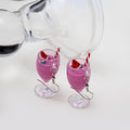 Five Fruit Drink Cup Colorful Novelty Long Hook Earrings view 9